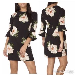 NWT Dorthy Perkins Flute Sleeve Shift Dress 14